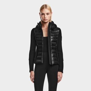 RUDSAK Black Puffer Vest Jacket with Removable Hood